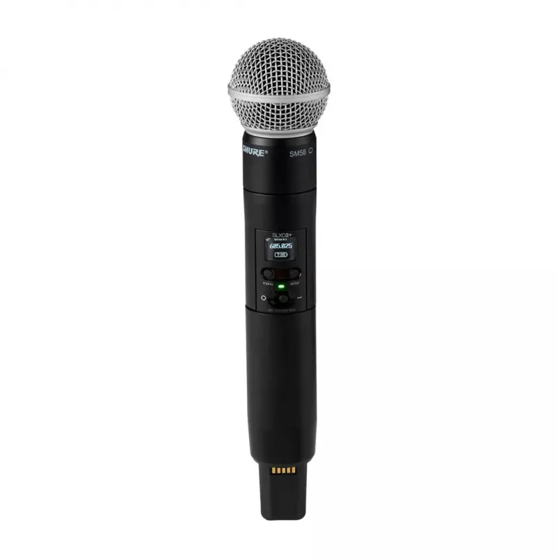 Sistema sem fios duplo Shure SLXD24D+E/58 com cápsulas SM58