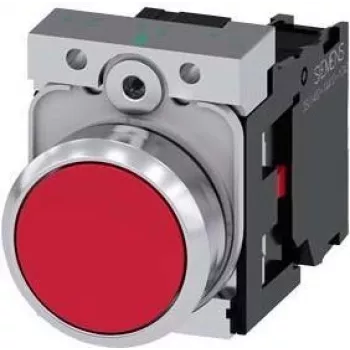 Interruptor rotativo Siemens 3SU1150-0AB20-1CA0 SIRIUS ACT, 22mm, 2 posições, 1NO, preto