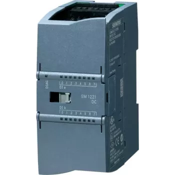 Siemens 6ES7221-1BH32-0XB0 SIMATIC S7-1200 SM 1221 Módulo de entradas digitais, 16 DI, 24 V DC, Sink/Source, terminais de parafuso