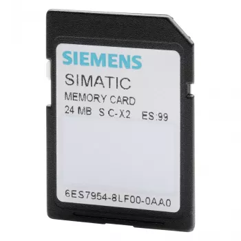 Cartão de memória Siemens 6ES7954-8LF04-0AA0 SIMATIC S7 24 MB para CPU S7-1x00