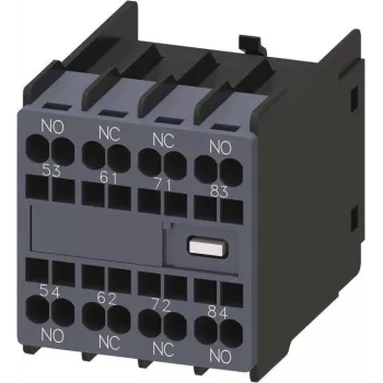 SIEMENS bloco de contactos auxiliares 2NO+2NC, tamanho S00/S0, terminais de parafuso, série 3RH2911 3RH29112GA22