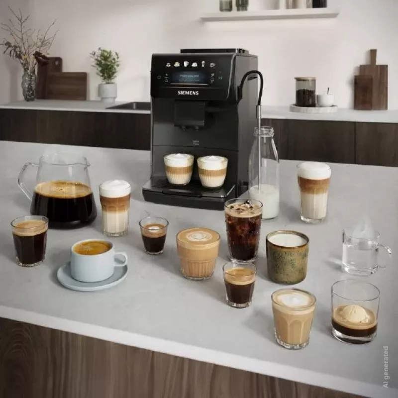 Máquina de café expresso Siemens EQ600 iAroma TP603E08 15 bar