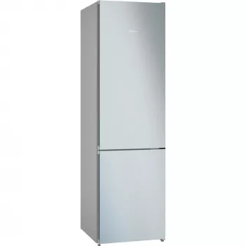 SIEMENS KG39N2LCF iQ300 combinado frigorífico-congelador, aspeto inox, 363 L capacidade útil total, NoFrost, VitaFresh, iluminação LED, classe energética C