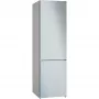 SIEMENS KG39N2LCF iQ300 combinado frigorífico-congelador, aspeto inox, 363 L capacidade útil total, NoFrost, VitaFresh, iluminação LED, classe energética C