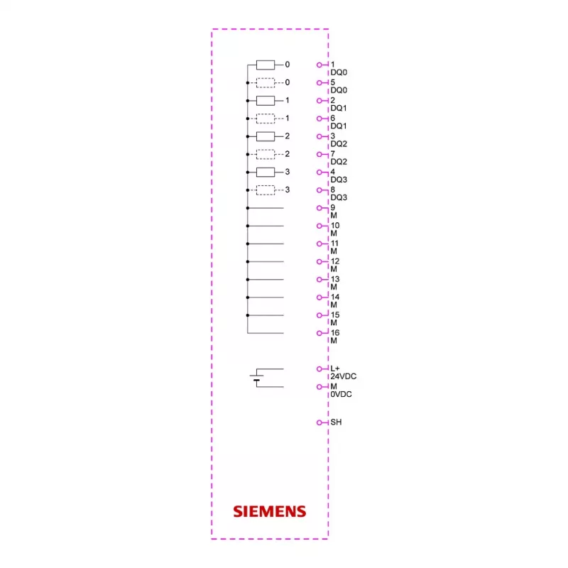Módulo de saída digital SIEMENS SIMATIC ET 200SP DQ 4x24VDC/2A ST (6ES7132-6BD21-0BA0)