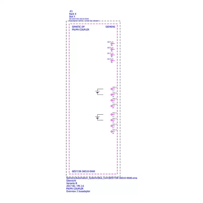 SIEMENS SIMATIC PN/PN Coupler 6ES7158-3AD10-0XA0 | acoplador PROFINET IO para interligação de redes