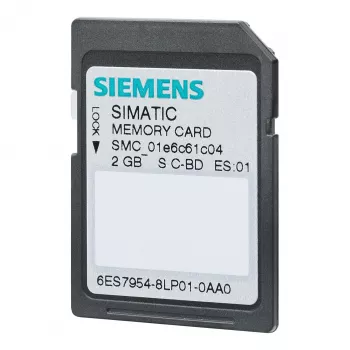 Cartão de memória Siemens SIMATIC S7 256 MB SD Flash para CPU PLC S7-1200/S7-1500