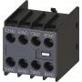Bloco de contactos auxiliares Siemens SIRIUS 3RH2, 4 contactos de fecho, montagem frontal, terminais de parafuso, 3RH2911-1GA40