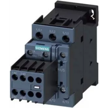 SIEMENS SIRIUS 3RT2028-1AP04 contactor, 3 polos, 38 A, bobina 230 V AC, 18,5 kW