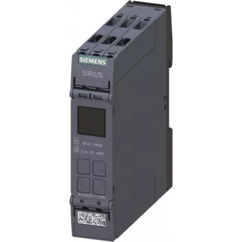 SIEMENS SIRIUS 3UG5625-1CW30 Relé de monitorização de corrente diferencial, sensível a AC/DC, 24-240 V AC/DC, 1 canal, LCD digital, 2 comutadores
