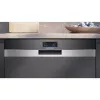 Máquina de lavar loiça totalmente encastrável SIEMENS SN57TS00CE iQ700 (aço inoxidável escovado/preto, 60 cm, Home Connect)