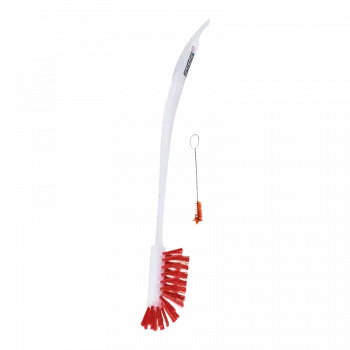 Escova de limpeza SIGG - Escova de limpeza de garrafas reutilizáveis, branco/cinzento