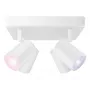 Holofote de teto SIGNIFY WiZ IMAGEO 4 focos quadrado Tunable White & Color branco