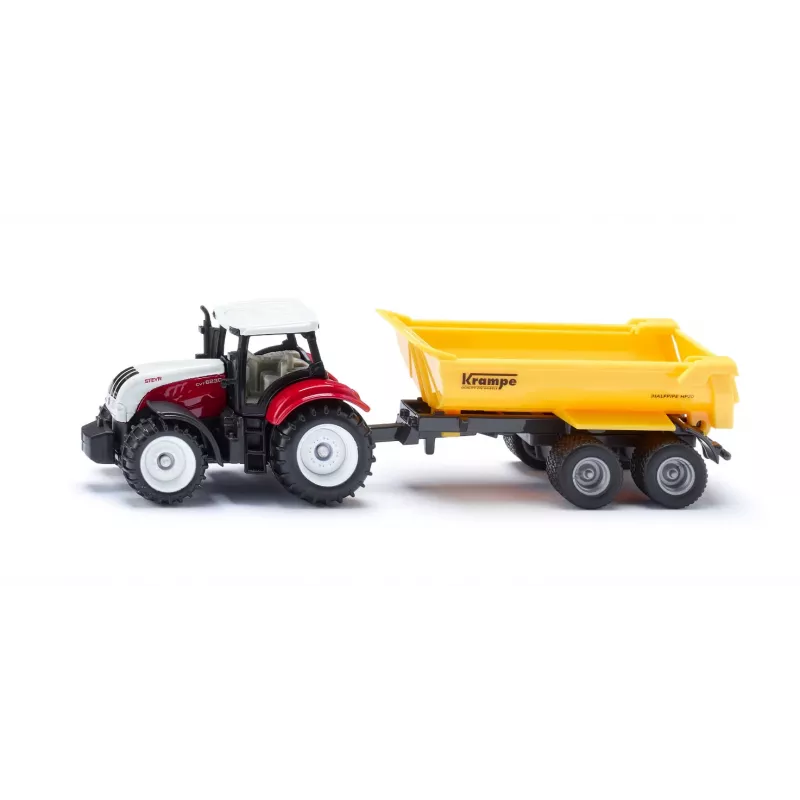 SIKU Blister Steyr com atrelado basculante Krampe