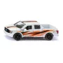 SIKU Ford F-150 Raptor 1:55 modelo em metal fundido Branco/Laranja