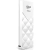 Pen USB Silicon Power 16GB USB 2.0, Design Retrátil sem Tampa, Branco