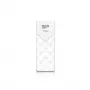 Pen USB Silicon Power 16GB USB 2.0, Design Retrátil sem Tampa, Branco