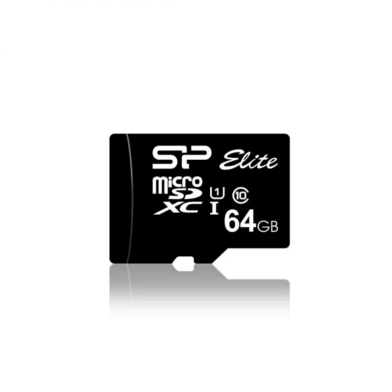 Silicon Power Cartão de memória microSDXC 64GB UHS-I Classe 10 U1 V10