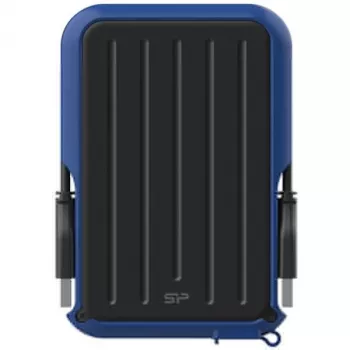 Silicon Power Armor A66 1TB disco externo USB 3.2 Gen 1, robusto, resistente a salpicos IPX4, preto com detalhes vermelhos