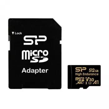 Silicon Power High Endurance microSDXC 64GB cartão de memória com adaptador (SP064GBSTXDV3V1HSP)