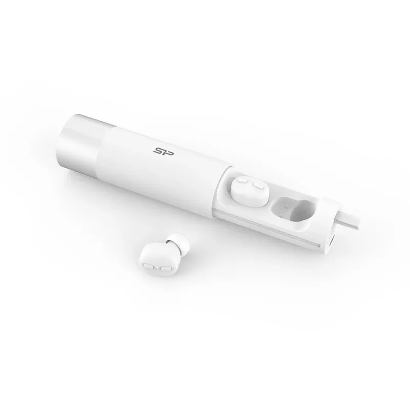 Silicon Power Blast Plug BP81 auriculares Bluetooth, à prova de água IPX5, branco (SP5MWASYBP81BT0W)