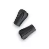 Pontas de borracha para bastões de caminhada Silva Rubber Paws - preto - 1 par