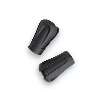 Pontas de borracha para bastões de caminhada Silva Rubber Paws - preto - 1 par