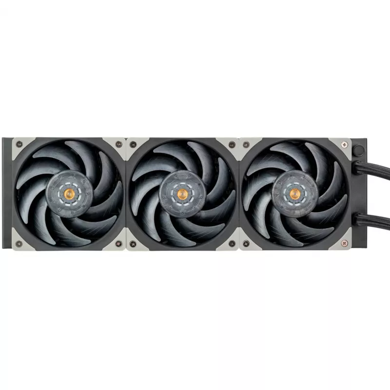 Refrigeração líquida tudo-em-um para CPU SilverStone Hailstone 360 preta 360mm ARGB