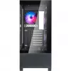 Caixa Mid-Tower SilverStone Lucid 05 Black 270° Panoramic Glass Design