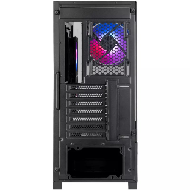 Caixa Mid-Tower SilverStone Lucid 05 Black 270° Panoramic Glass Design