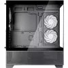 Caixa Mid-Tower SilverStone Lucid 05 Black 270° Panoramic Glass Design