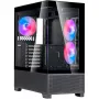 Caixa Mid-Tower SilverStone Lucid 05 Black 270° Panoramic Glass Design