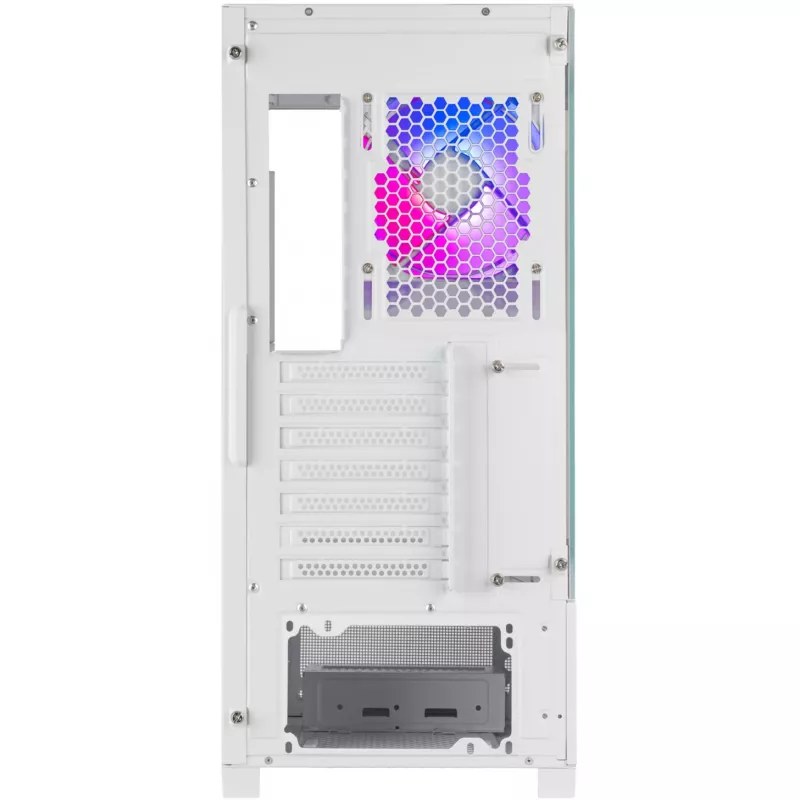 Caixa Mid-Tower SilverStone Lucid 05 White 270° Panoramic Glass Design