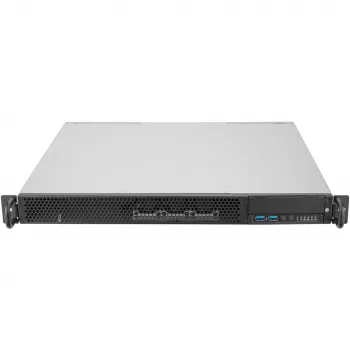 Caixa rackmount 1U SilverStone RM100 - Mini-ITX, aço, preto