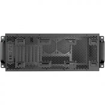 Caixa de servidor para rack SilverStone RM4A 4U, SSI-EEB, malha - cinzento-escuro