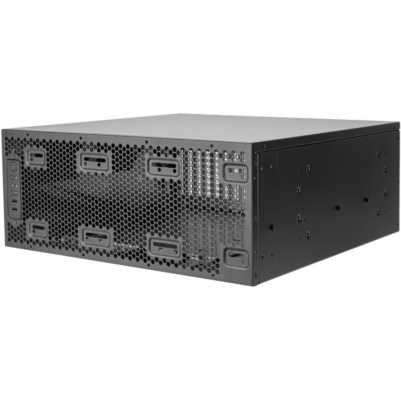 Caixa de servidor para rack SilverStone RM4A 4U, SSI-EEB, malha - cinzento-escuro