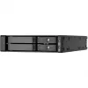 SilverStone SST-FS202B-V2 Baía de 2 x 3,5 polegadas SATA Hot-Swap para Baía de 5,25 polegadas - Preto