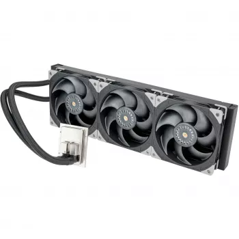 Dissipador de CPU de baixo perfil SILVERSTONE TECHNOLOGY SST-XE420, preto/prateado