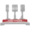 Simagic Heel Stop para conjunto de pedais P1000/P1000i - Vermelho