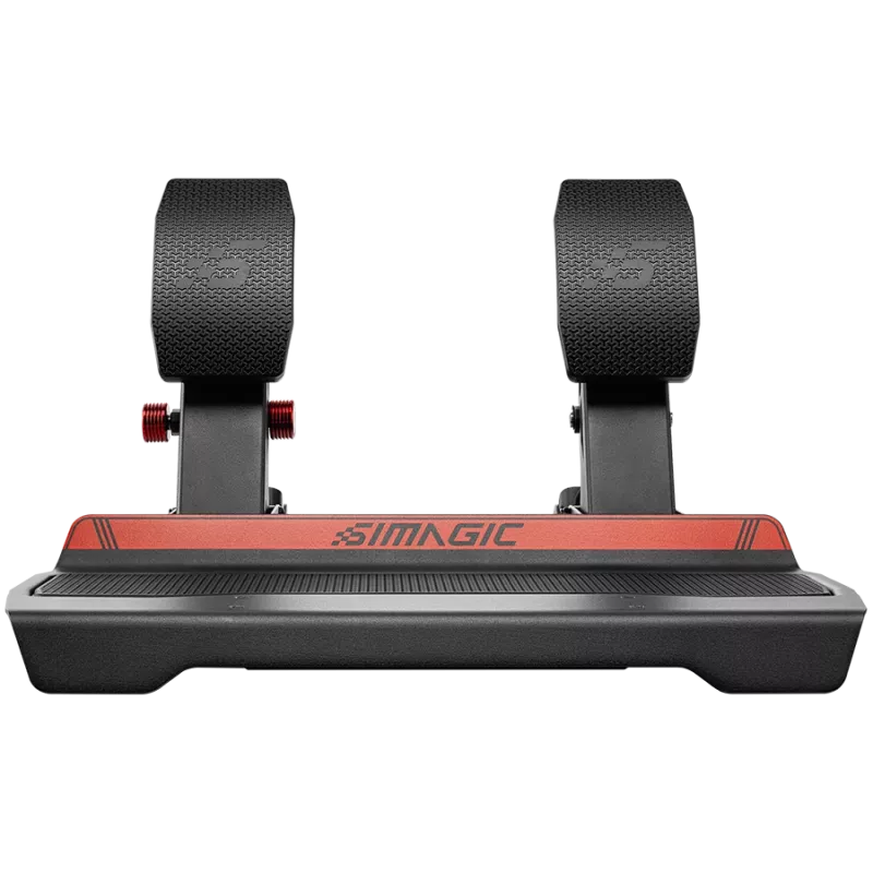 Sistema de pedais modular SIMAGIC P700 com célula de carga de 150 kg e 35 configurações de travão ajustáveis