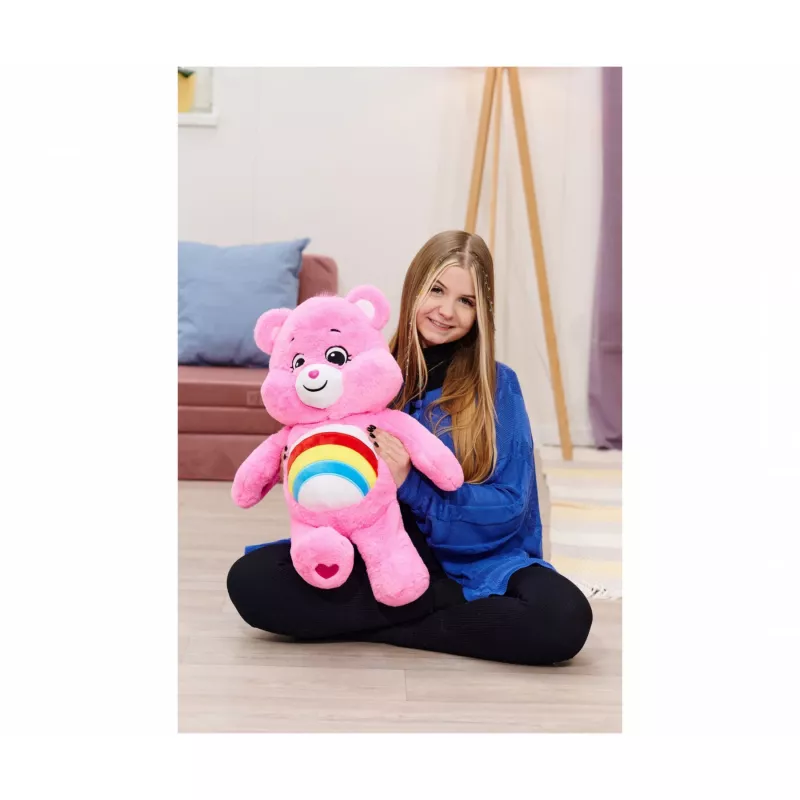 SIMBA-DICKIE Care Bears Cheer Bear peluche 60 cm rosa arco-íris