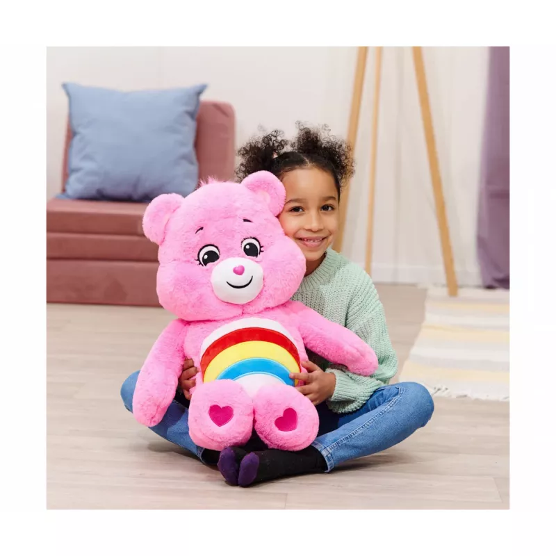 SIMBA-DICKIE Care Bears Cheer Bear peluche 60 cm rosa arco-íris