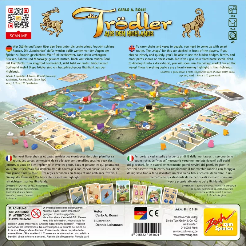 SIMBA-DICKIE Die Trödler aus den Highlands - The Highland Fling - DVD - 2 discos - Região 2 - áudio alemão/inglês - 270 min - FSK 0