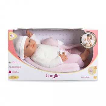 Boneca recém-nascido SIMBA-DICKIE Mon Grand Poupon Rose 30 cm