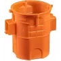 SIMET S60GF Caixa de derivação encastrada, conectável, extra profunda, 60 mm, laranja