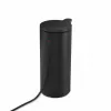 Dispensador de sabão com sensor simplehuman ST1084, aço inoxidável preto, 266 ml, automático sem contacto, sensor de movimento infravermelho, quantidade ajustável, bomba antiobstrução, resistente a impressões digitais