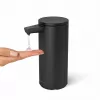 Dispensador de sabão com sensor simplehuman ST1084, aço inoxidável preto, 266 ml, automático sem contacto, sensor de movimento infravermelho, quantidade ajustável, bomba antiobstrução, resistente a impressões digitais