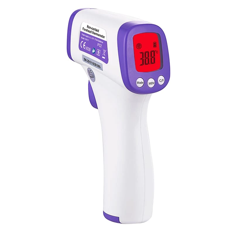 SIMZO HW-F7 Termómetro de infravermelhos LED sem contacto para mãos