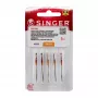 Singer 2020 Agulhas universais para máquina, tamanho 12/80, pack de 5