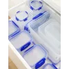 Recipiente retangular Sistema Plastics 881523 0,18L transparente 88mm